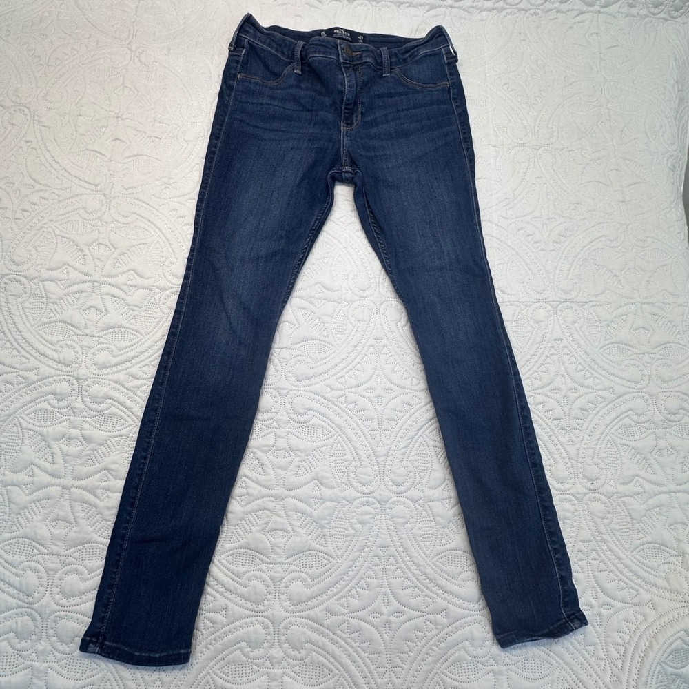Hollister Mid-Rise Jean Legging Dark Wash Advanced Stretch Denim 9S W29 L26